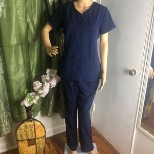 Blue Scrub Set
